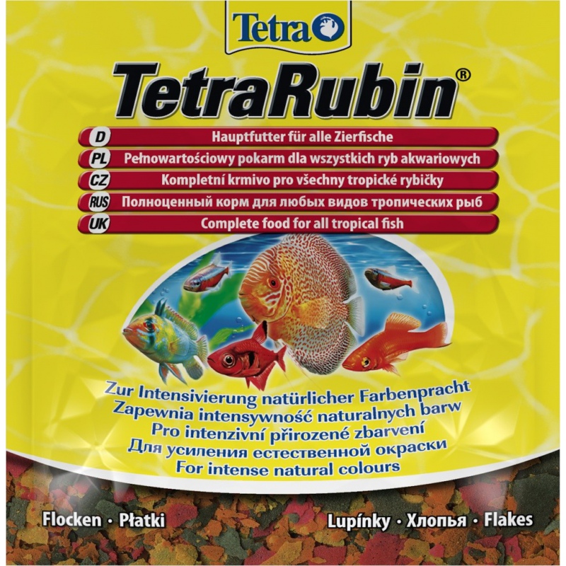 Tetra Rubin 12g para coloração de peixes