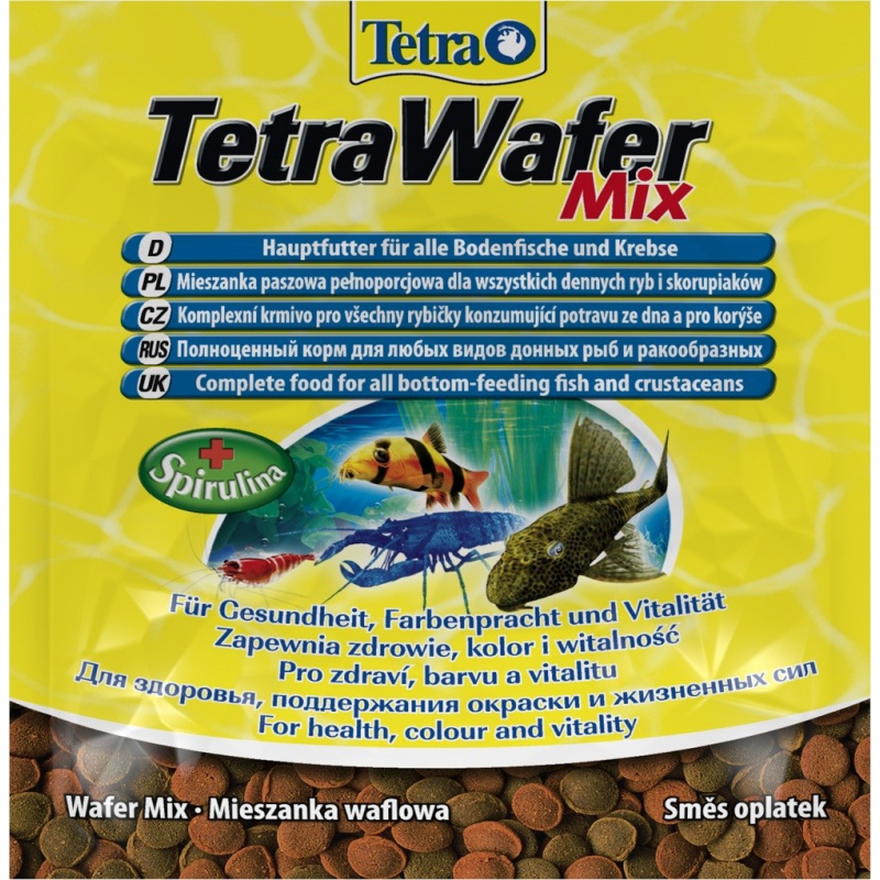 Tetra Wafer Mix 15g - Alimento Acuático