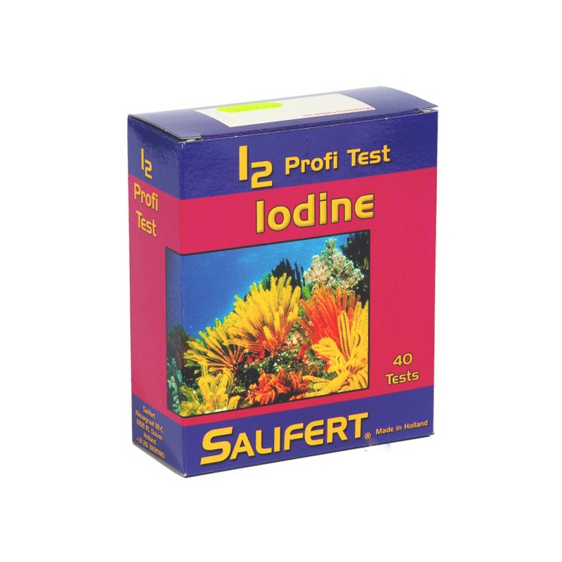 Salifert test I2 voor jodium