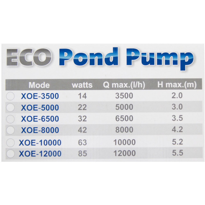 Jebao/Jecod XOE-3500 fountain pump (14W)