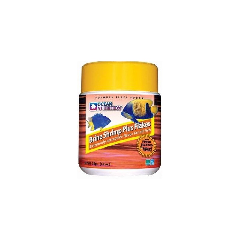 Ocean Nutrition Brine Shrimp Plus Flakes 34g (flake food)