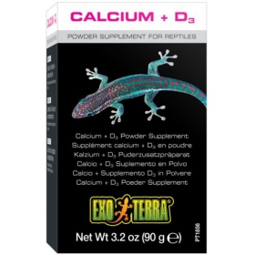 Exo Terra Calcium + D3 - порошковий кальцій