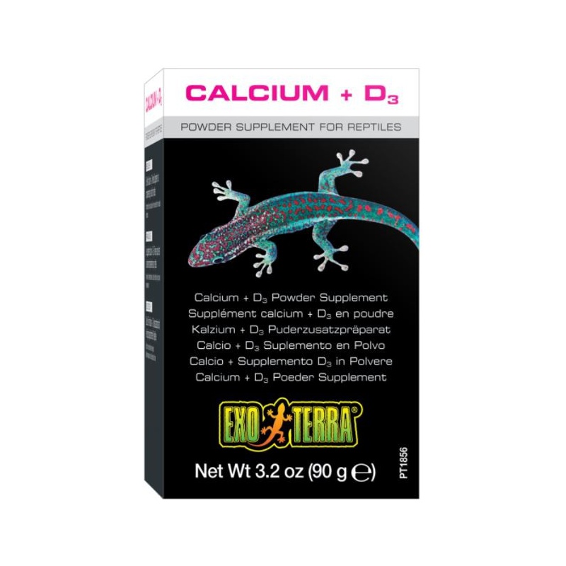 Exo Terra Calcium + D3 Pulver