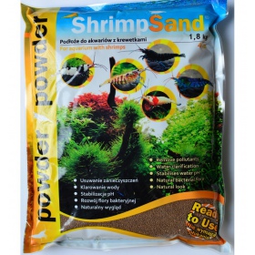 Aqua-art Shrimp Sand Powder 1,8kg - Drobne czarne podłoże