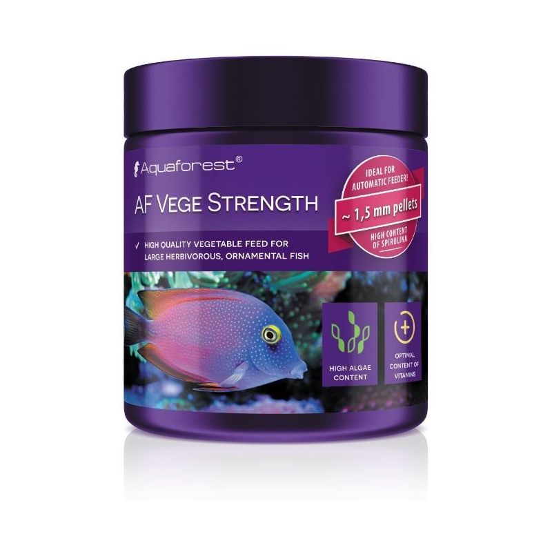 Aquaforest Vege Strength - food for carnivorous fish