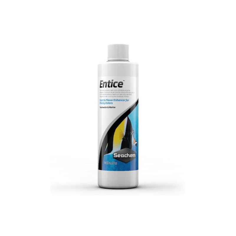 Seachem Entice 250ml - Aditivo alimentar para peixes