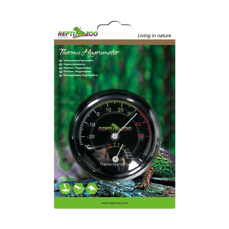 Repti-Zoo Analog Hygrometer Termometer