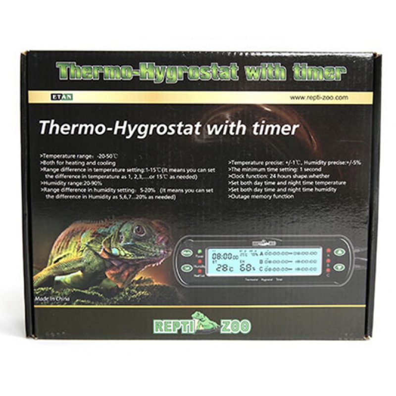 Repti-Zoo hygrostat thermostat with programmer