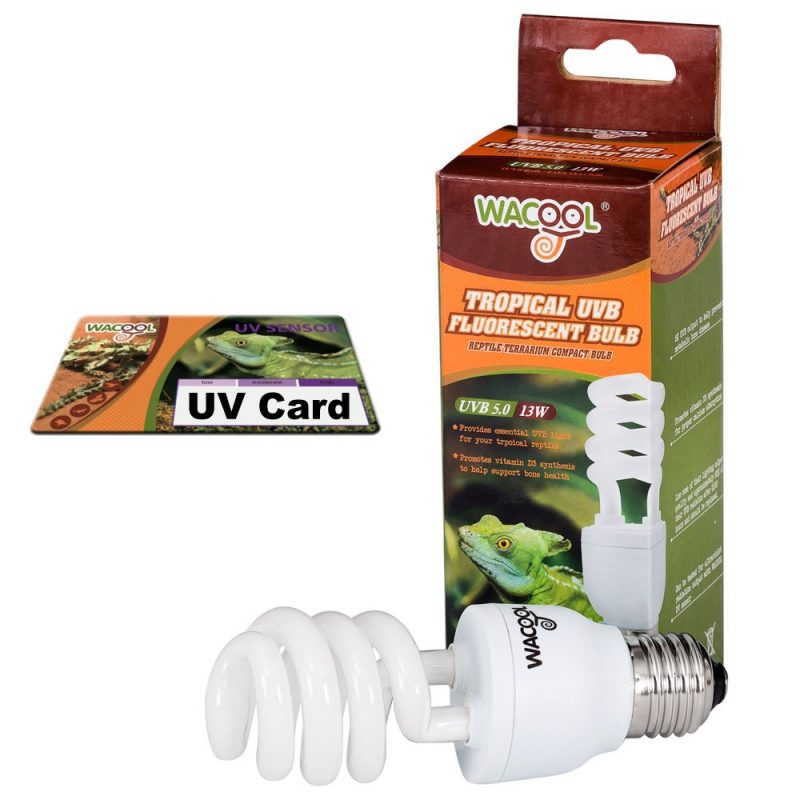 WaCool Tropical UVB 5.0 lamp met sensor