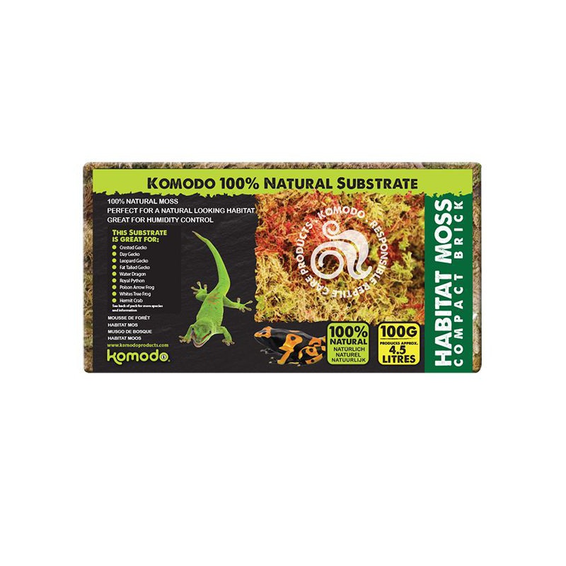 Komodo Habitat Moss 100g - Muschio Eco