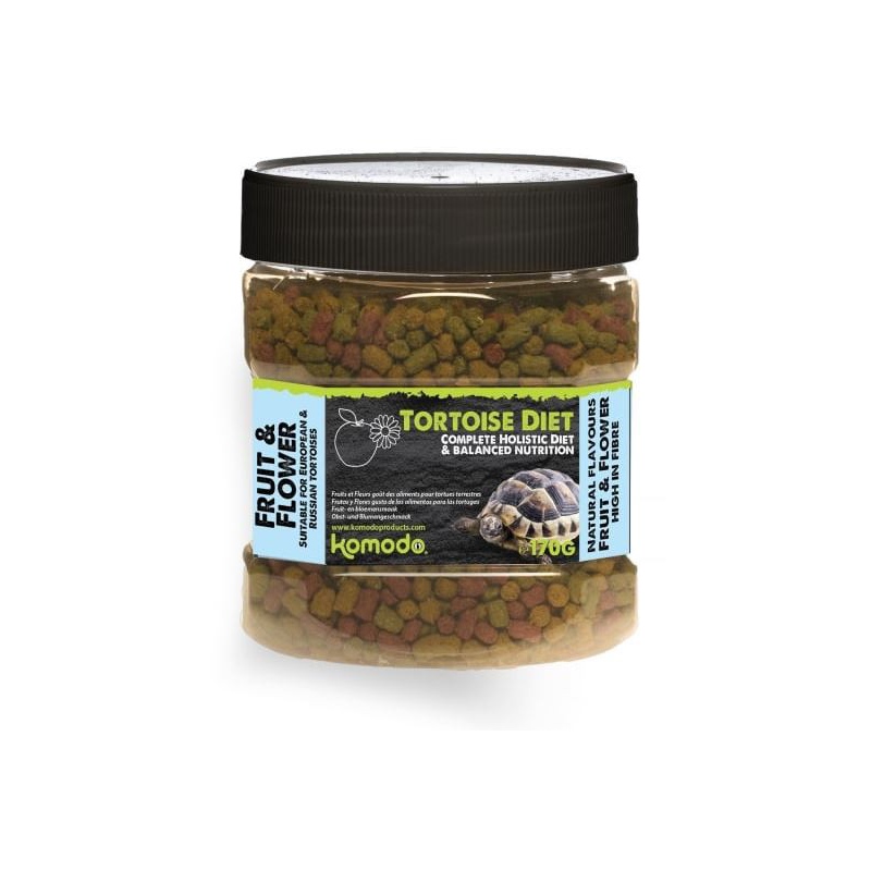 Dieta de Tortuga Komodo Fruta Flor 170g