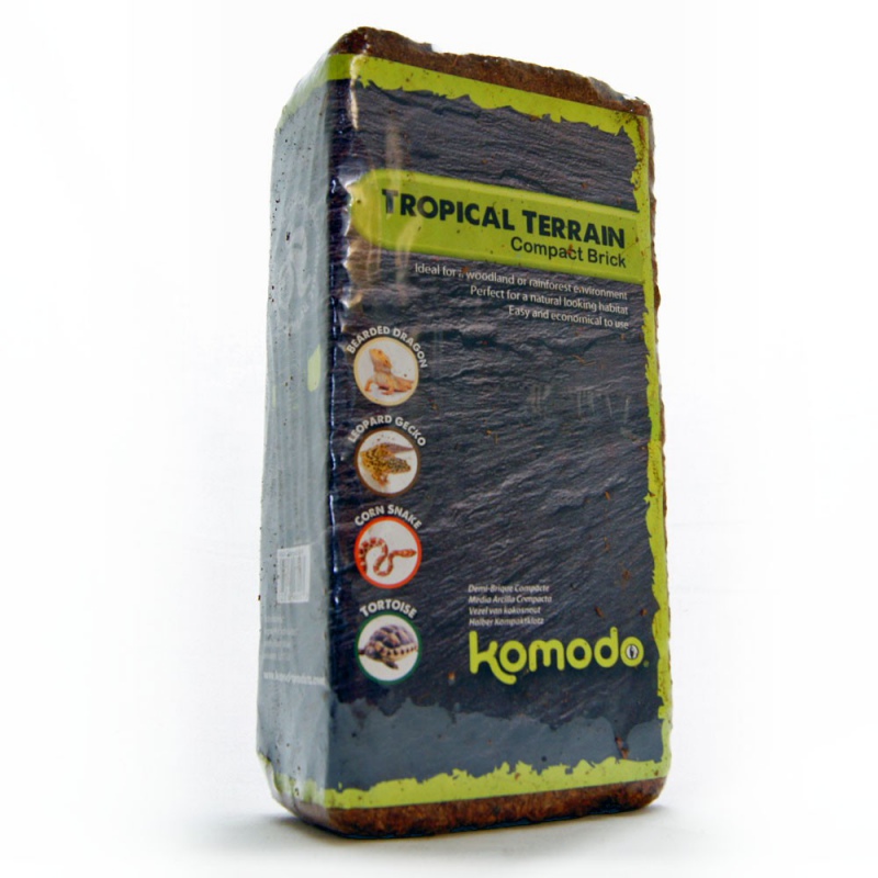 Komodo Tropical Compact Brick S - podłoże z włókien kokosa 4l