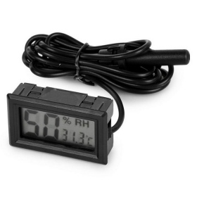 Ringder LCD termometer och hygrometer med sond