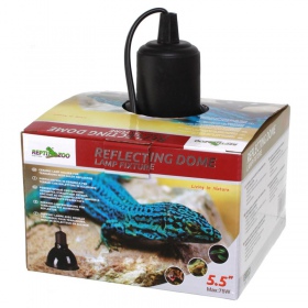 Repti-Zoo Fitting met kap voor 75W lamp