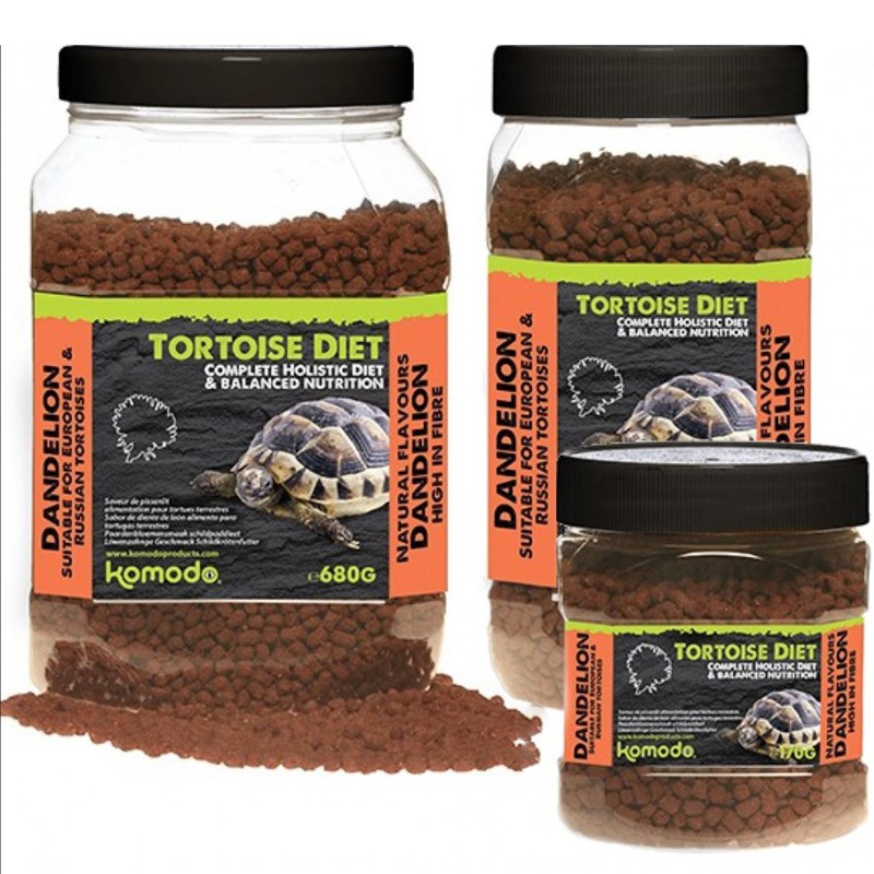 Dieta de Tartaruga Komodo Dente-de-leão 680g