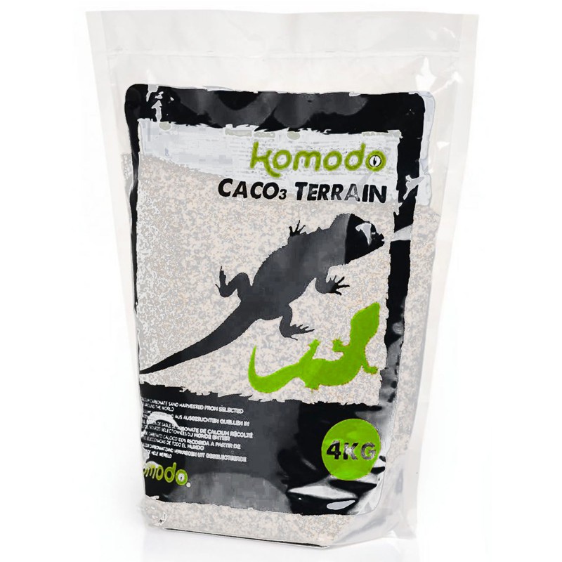 Komodo CaCo3 spiselig sand for reptiler