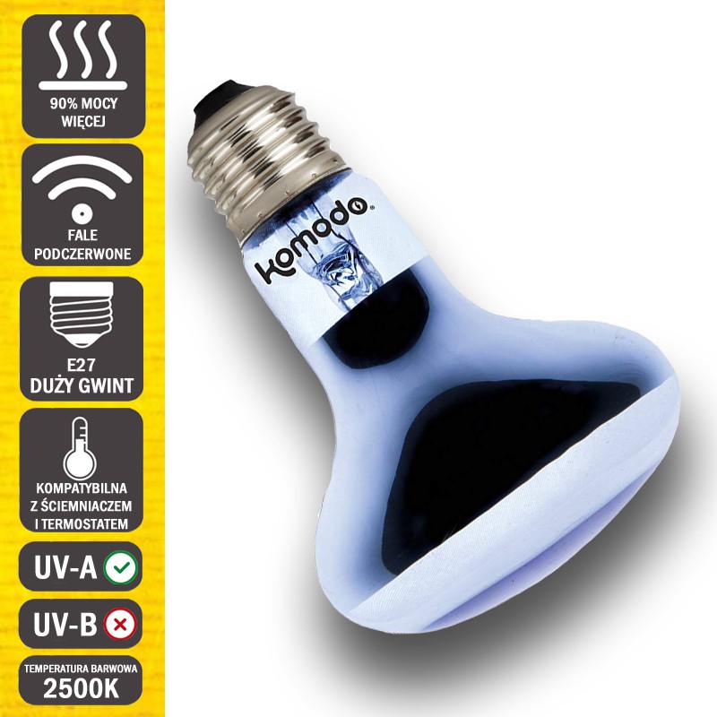 Komodo Daylight 50W - 3in1 lämpölampu