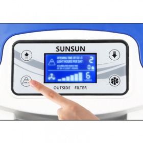 SunSun HW-3000 LCD + UV vnější filtr