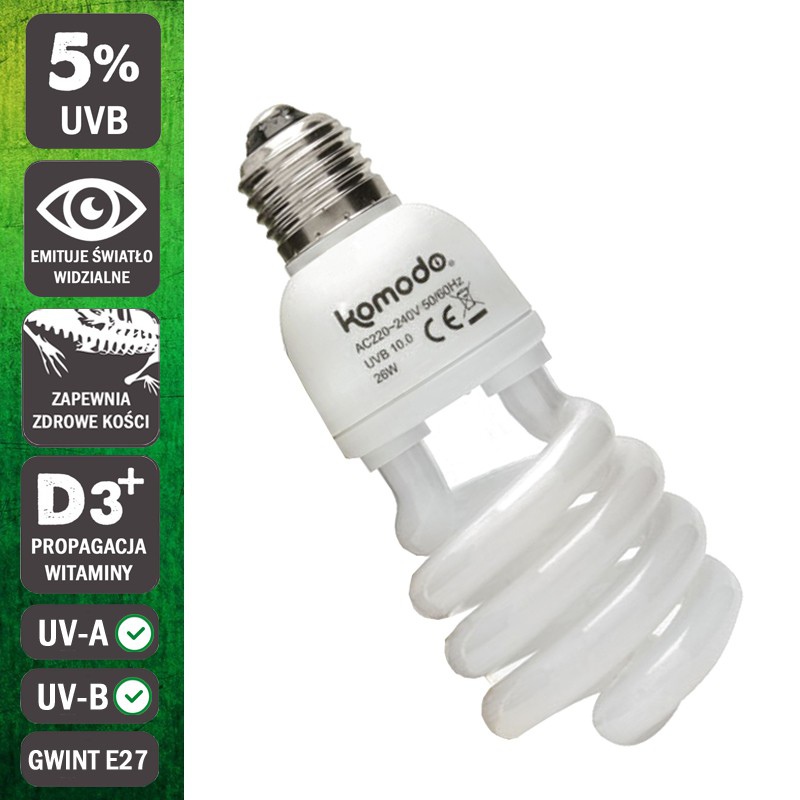 Ampoule UVB 5.0 Komodo Forest Sunlight