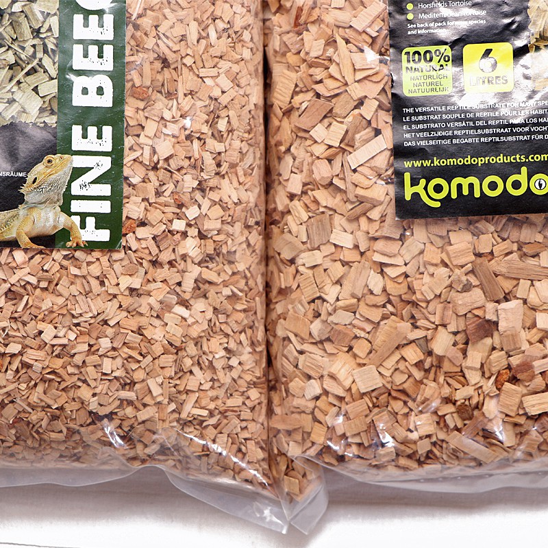 Komodo Fine Beech Chips 6l - Lascas de faia finas