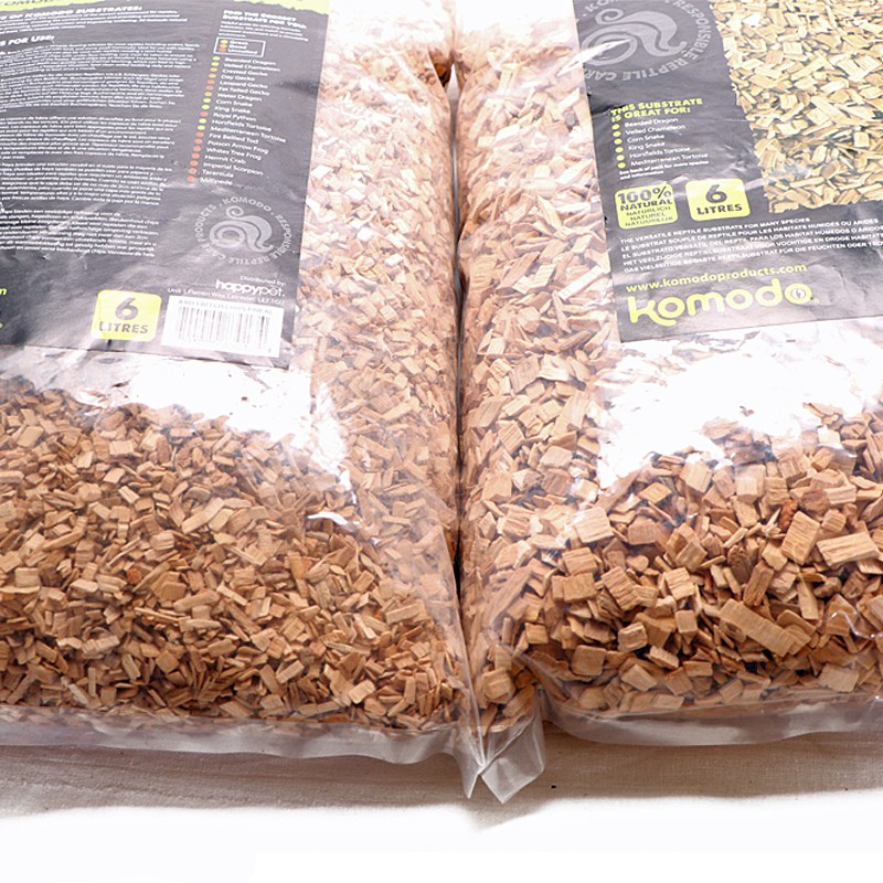 Komodo Fine Beech Chips 6l - Lascas de faia finas