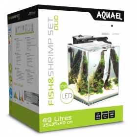 Aquael Fisch Garnelen Set DUO 35 - 49l Aquarium Set