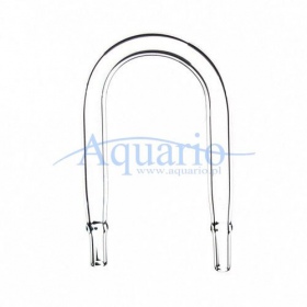 Glass U-bend for 6 mm hose