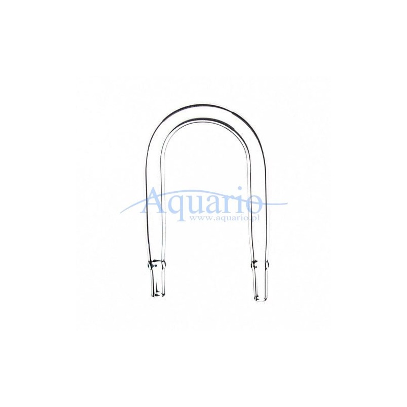 Glass U-bend for 6 mm hose