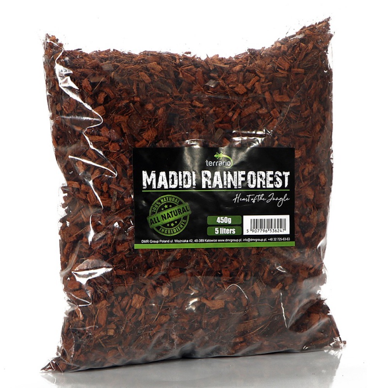 Terrario Madidi Rainforest 5l 500g - drobne zrębki kokosa