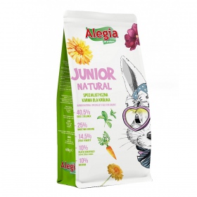 Alimento Junior Natural para conejos Alegia