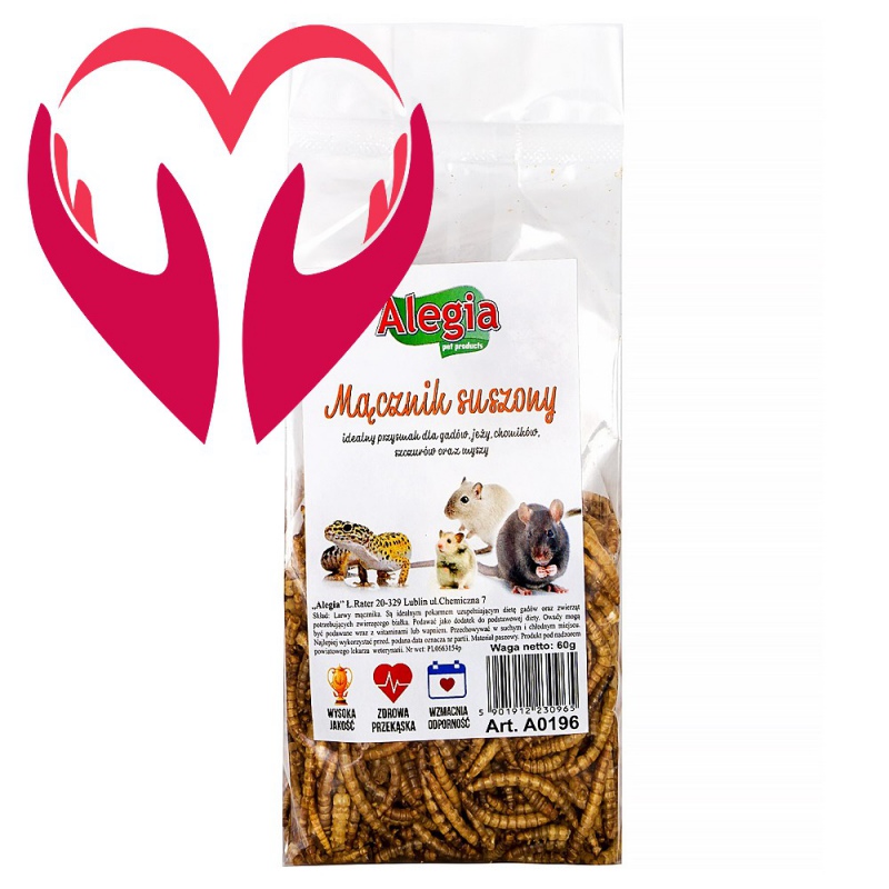 Alegia - larwy mącznika 60g