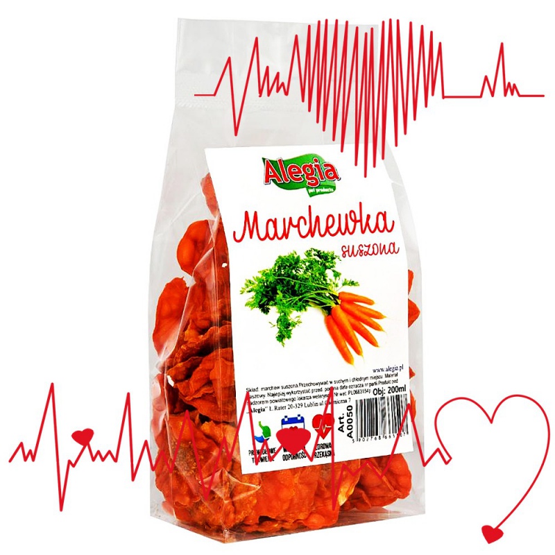 Chips di carota 60g - Snack per animali