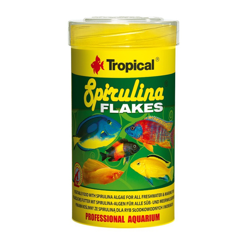 Tropical Spirulina Flakes 100ml - pokarm w płatkach