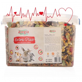 Alegia - Futter für Nagetiere und Kaninchen 3000ml