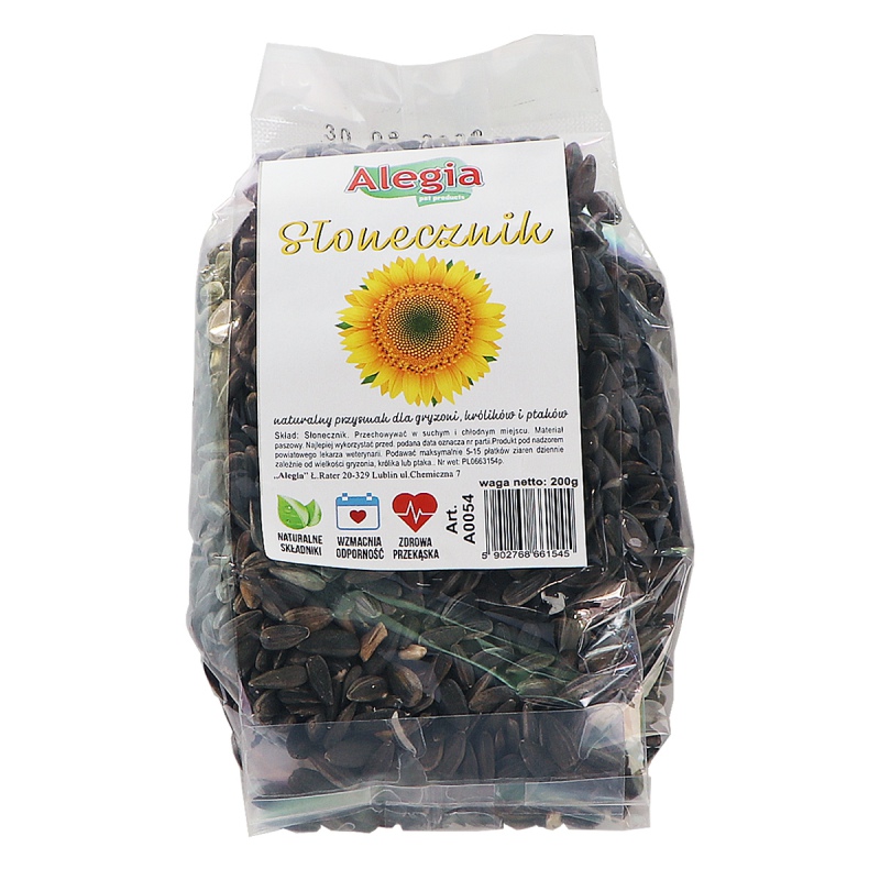 Alegia - Naturalny Przysmak Słonecznik 200g