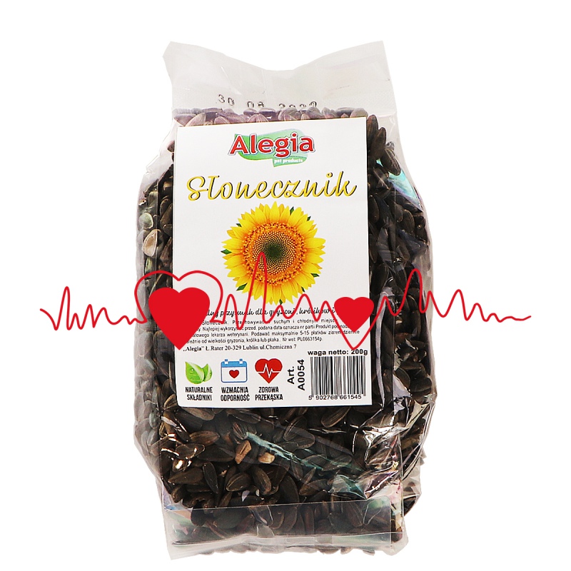 Alegia - Naturalny Przysmak Słonecznik 200g