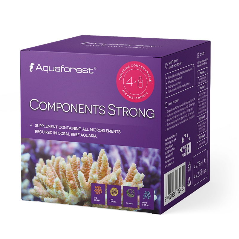 Aquaforest Componentes Strong 4x75ml