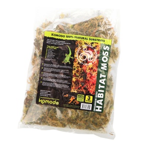 Komodo Habitat Moss 3L - Live Sphagnum Moss