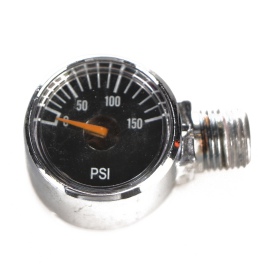 Aquario BLUE - Pressure gauge 0-150PSI