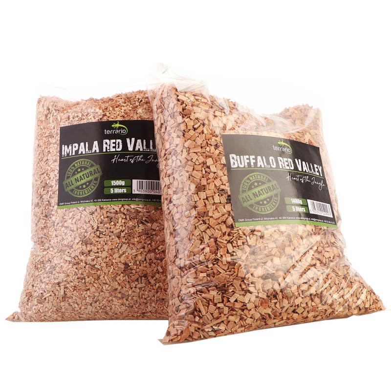 Terrario Buffalo Red Valley 5L - Alder Chips