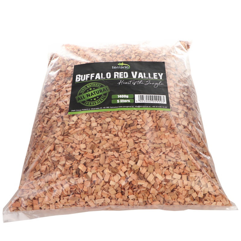 Terrario Buffalo Red Valley 5L - Alder Chips