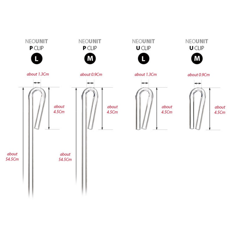 Neo U Clip Medium voor slangen