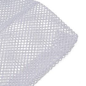 Net White Media Bag - Mesh with Zipper 15x20cm