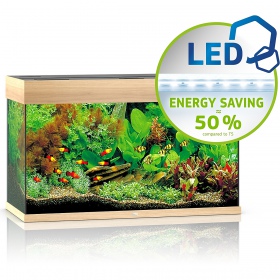 JUWEL Rio 125 LED aquarium in licht hout