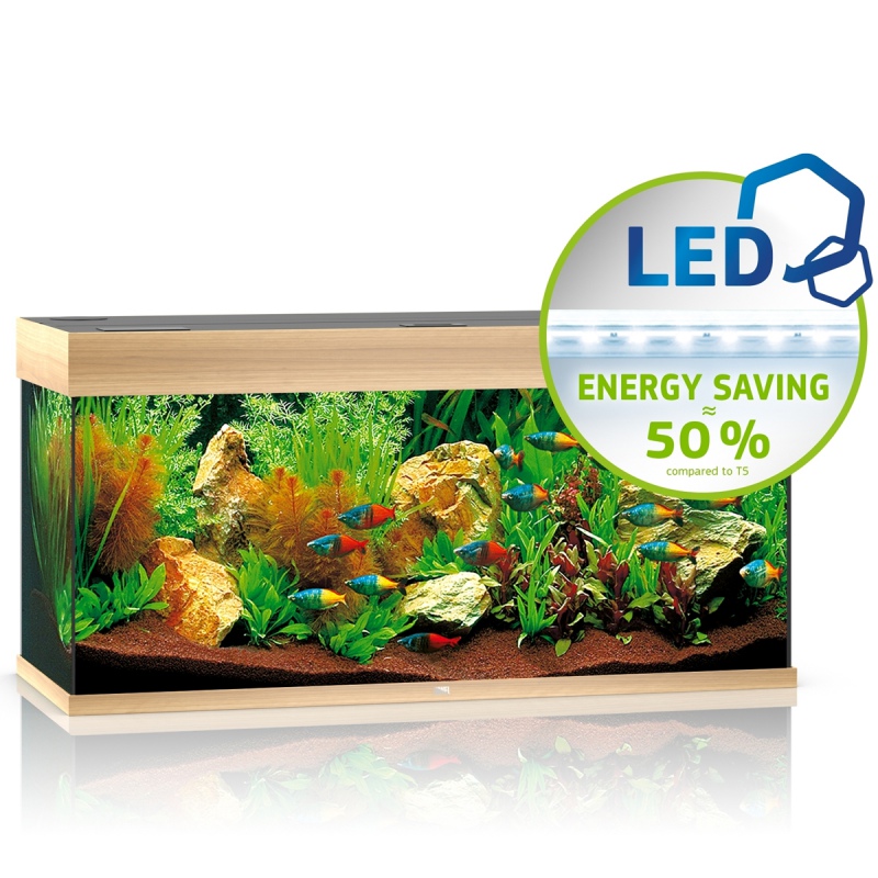 Acuario Juwel Rio 180 LED madera clara