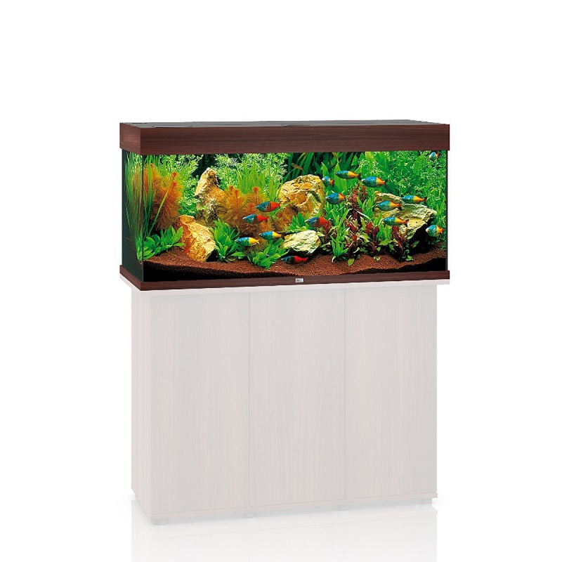 Aquarium Juwel Rio 180 LED en bois foncé