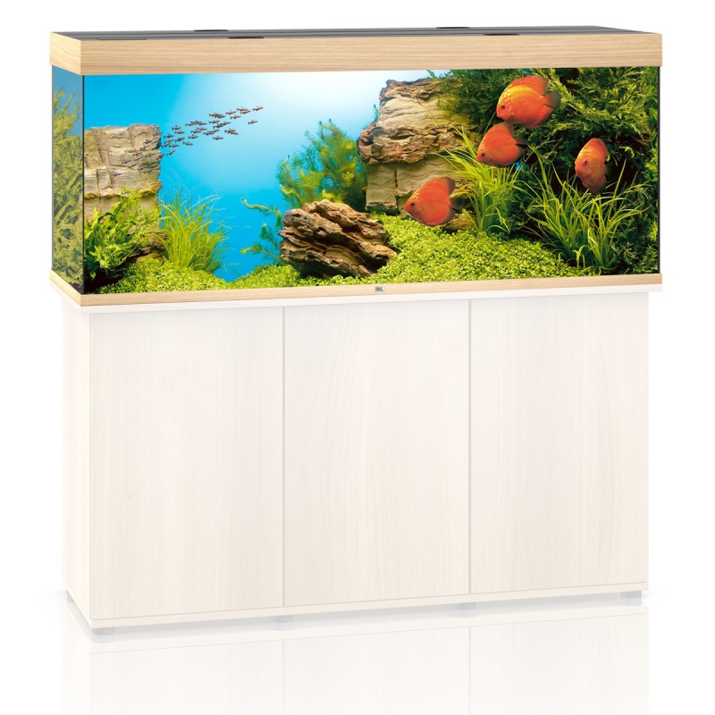 Aquarium Juwel Rio 450 LED en bois clair