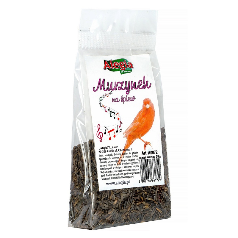 Alegia Murzynek for Parrots - 100% Natural