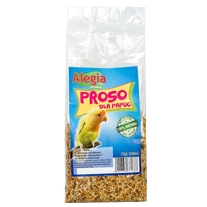 Alegia Proso Dla Papug 350g - Zdrowy Przysmak