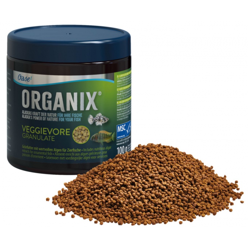 Oase Organix Veggievore Granule 250ml - pokarm duże granulki dla ryb